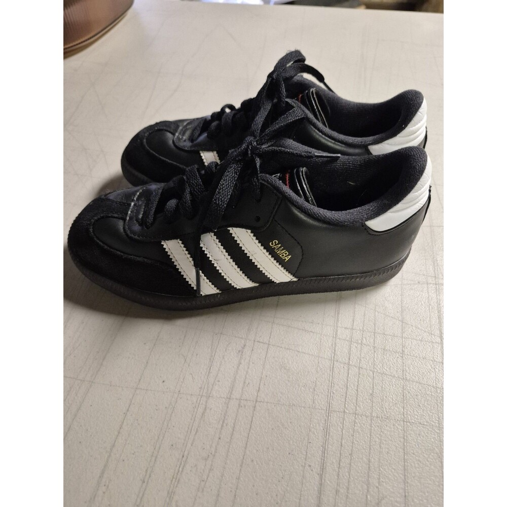 Adidas Samba Classic 036516 Black Soccer Shoes Sneakers Kids Size Us 3 1/2